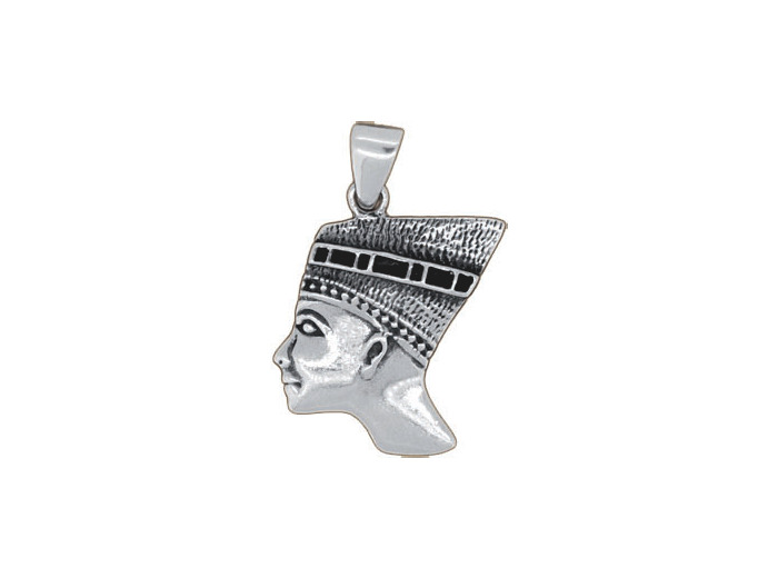 Pendentif en Argent 925 - TETE NEFERTITI