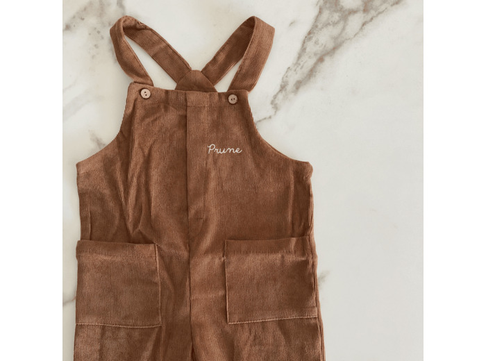 Nour la salopette en velours