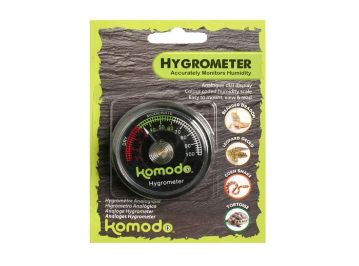 Hygromètre à aiguille pour terrarium