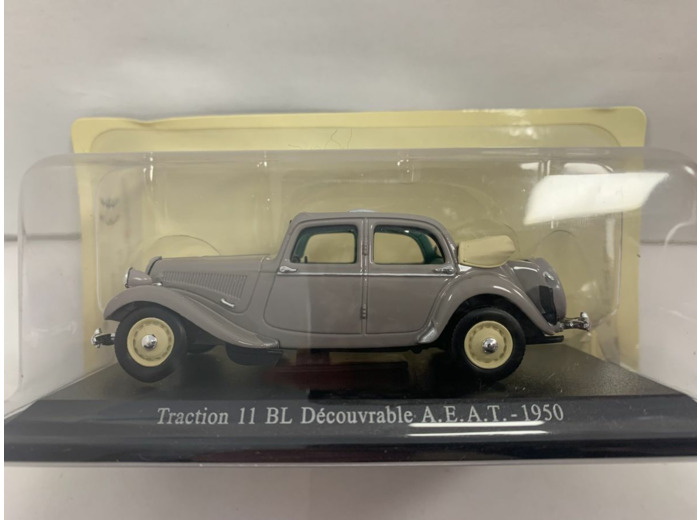 CITROEN TRACTION 11 BL DECOUVRABLE AEAT 1950 1/43 BOITE D'ORIGINE