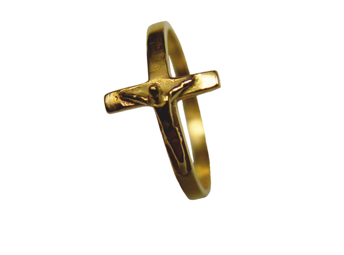 Bague en Plaqué Or Taille 68 - CHRIST