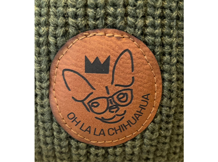 Bonnet brodé Oh la la Chihuahua /Jean-Marc Généreux