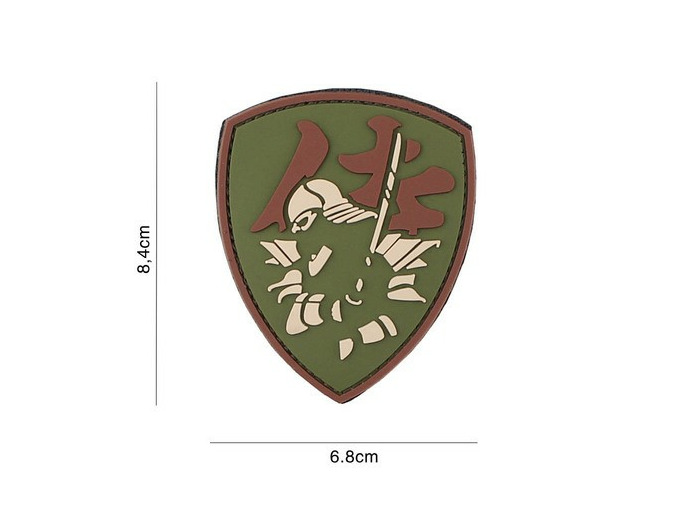 Patch 3D PVC : Bouclier Samouraï