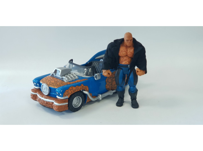 FIGURINE LA CHOSE ET SON VEHICULE LES 4 FANTASTIQUES MARVEL 2005