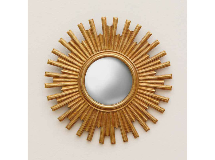 Miroir convexe doré Joy 30x2x30cm