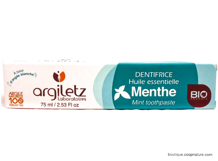 Dentifrice Menthe Ecocert 75ml