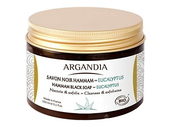 SAVON NOIR HAMMAM EUCALYPTUS 150ML ARGANDIA