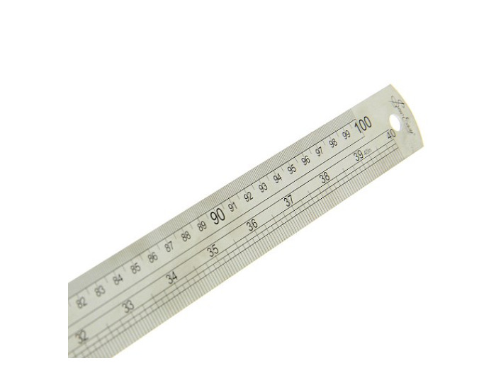 Réglet 100cm métal R100