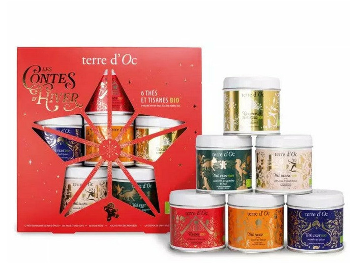 COFFRET DE 6 THES BIO DE NOEL