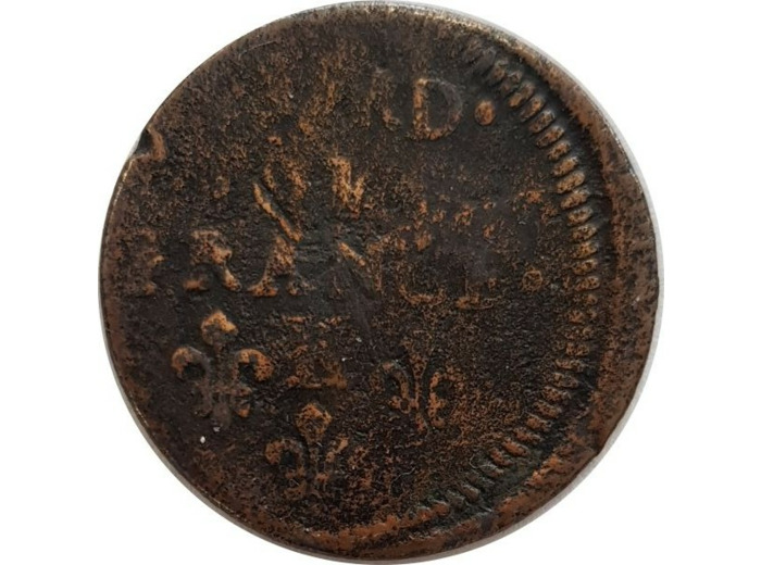 LOUIS XIV (1643-1715) LIARD DE FRANCE 1657 K (Bordeaux) B