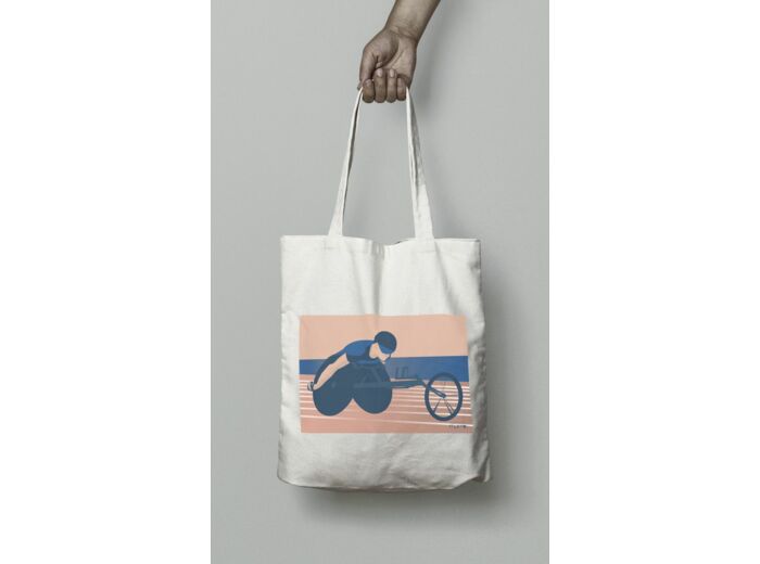 Tote bag ou sac d'athlétisme handisport "paralympics"