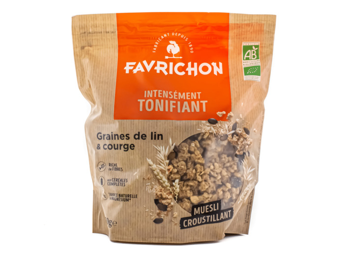 Céréales Müesli Graines de Lin Courges Bio 450g