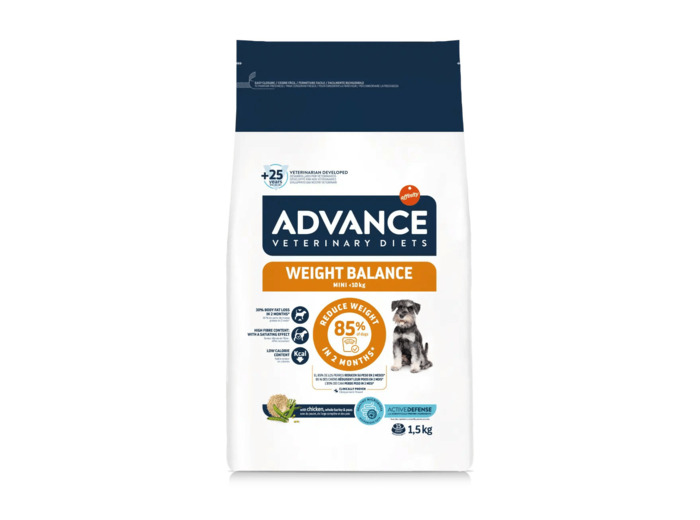 ADVANCE Veterinary Diets Chien, WEIGHT BALANCE MINI - 1.5KG