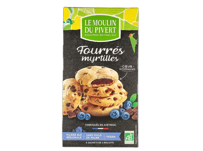 Biscuits Fourrés Myrtilles 175g Bio