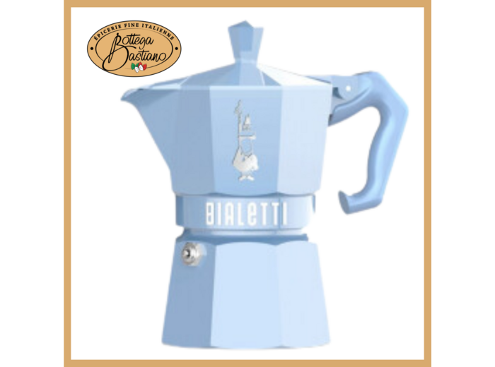 Bialetti Moka 3 Tasses Bleu