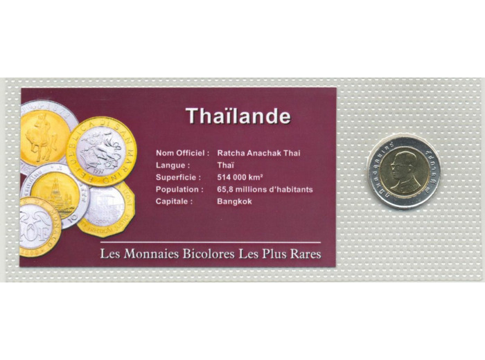 THAILANDE 10 BAHTS 1989 SUP/NC