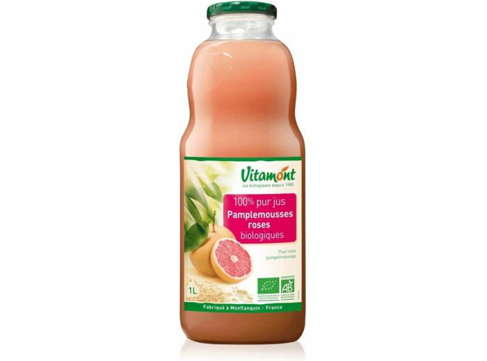JUS DE PAMPLEMOUSSE ROSE 1L VITAMONT