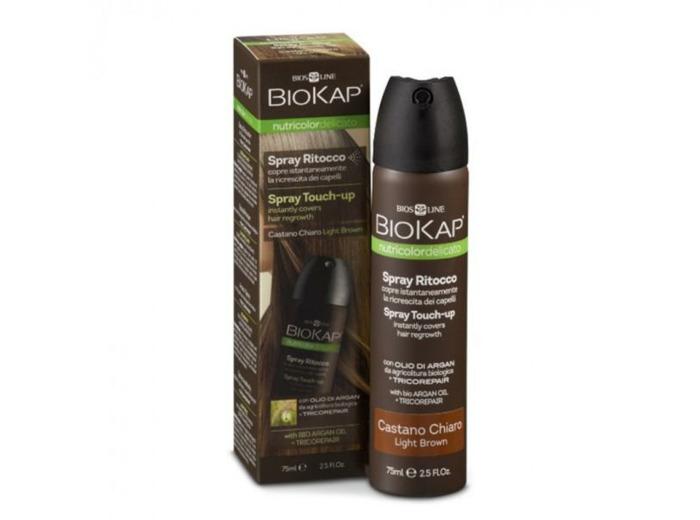 Spray retouche châtain clair-75ml-Biokap