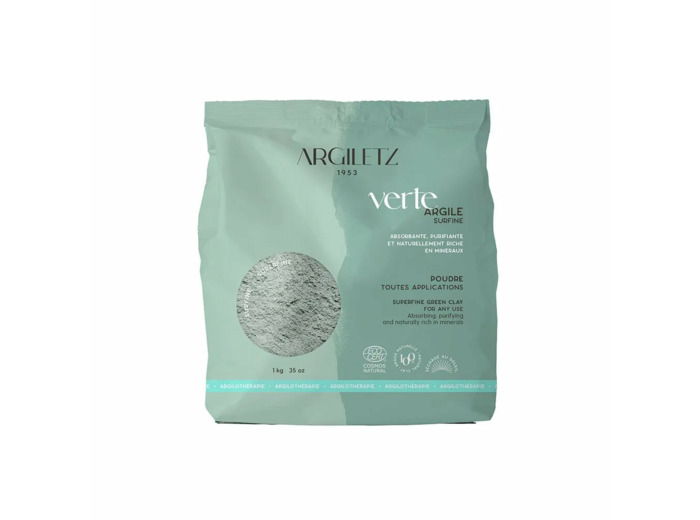 Argile Verte Surfine-1kg-Argiletz