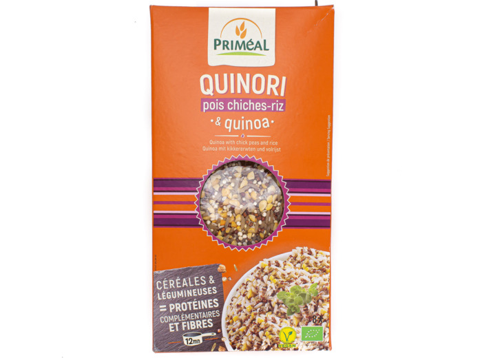 Quinori Pois Chiches Riz Quinoa Bio 500g