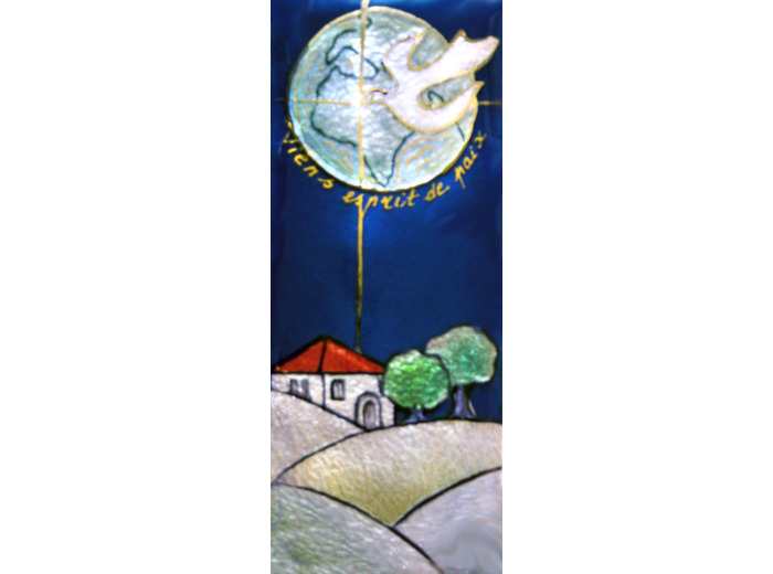 Paix sur terre 12X5cm - EMAUX DU LIBAN