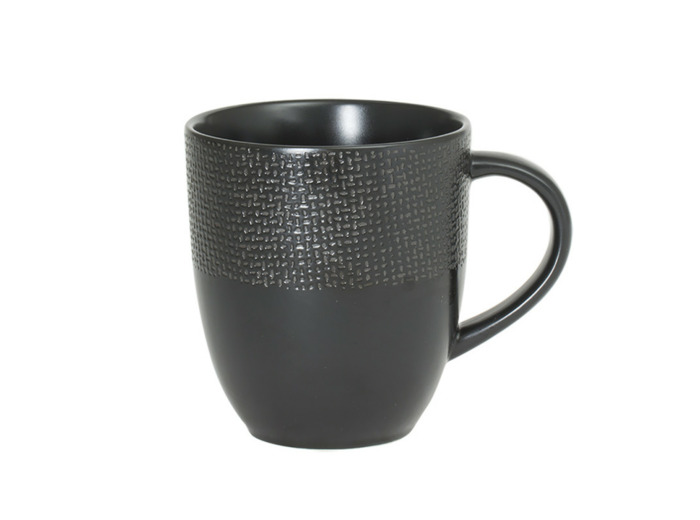 Mug à café ou thé - Vésuvio - noir - 30 cl