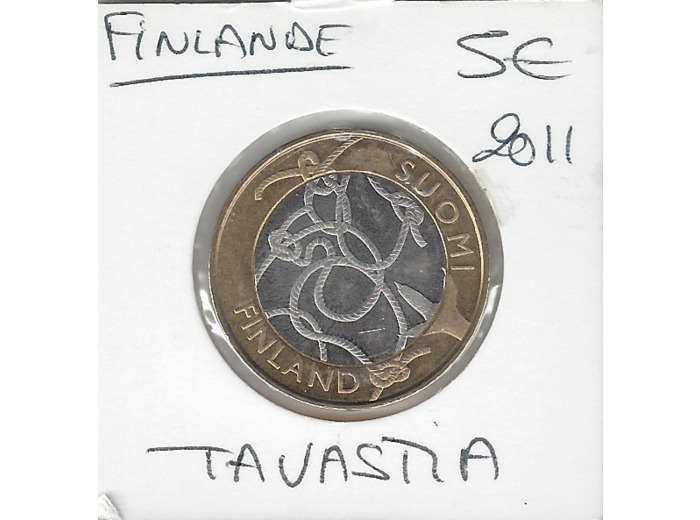 FINLANDE 2011 5 EURO TAVASTIA SUP