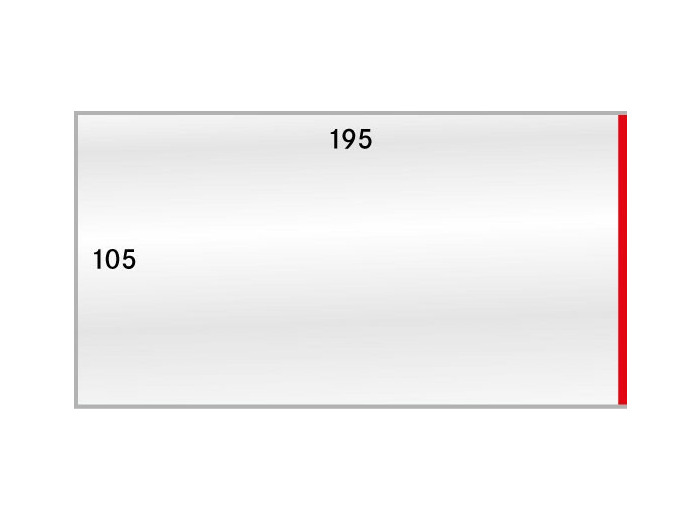 ETUIS PLASTIQUE 195 X 105 MM 886P