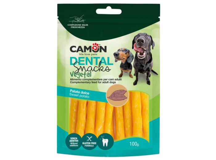 Friandises végétales en sticks à la patate douce - 100g