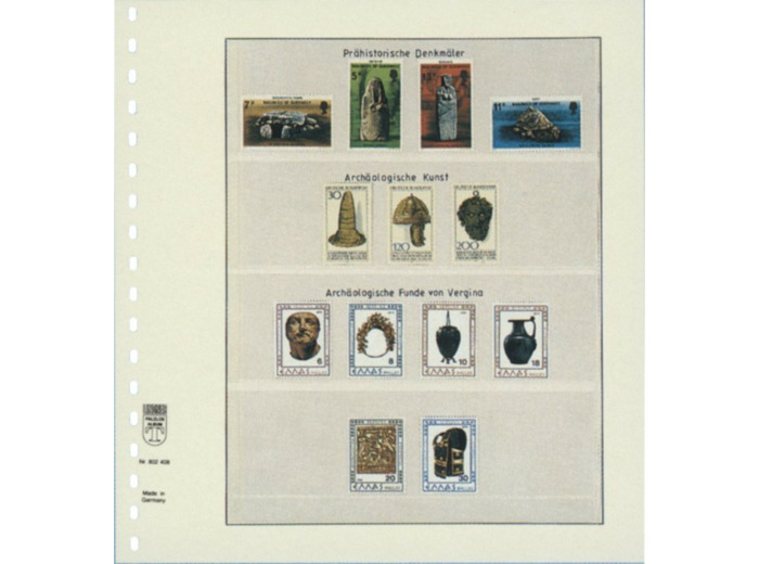 FEUILLES NEUTRES 4 BANDES Par 10 802408 (lindner)