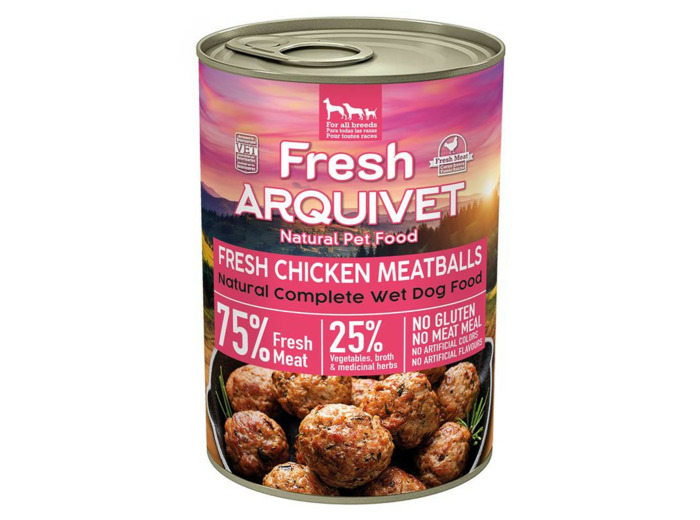 Boulettes de poulet aux carottes et petits pois, pour chien adulte - 400g