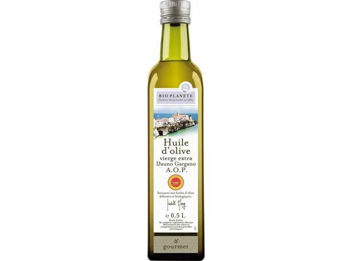 HUILE OLIVE ITALIE DAUNO GARGAN AOP 50CL Bio Planete