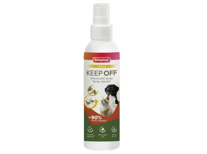 BEAPHAR,  KEEP OFF Spray répulsif INDOOR pour chiens et chats - 200 ml