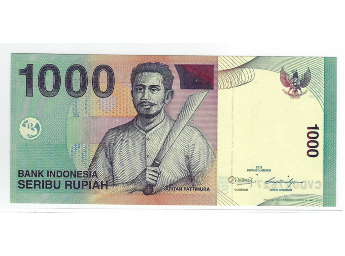 INDONESIE 1000 RUPIAH SERIE CVD 2000-2011 NEUF