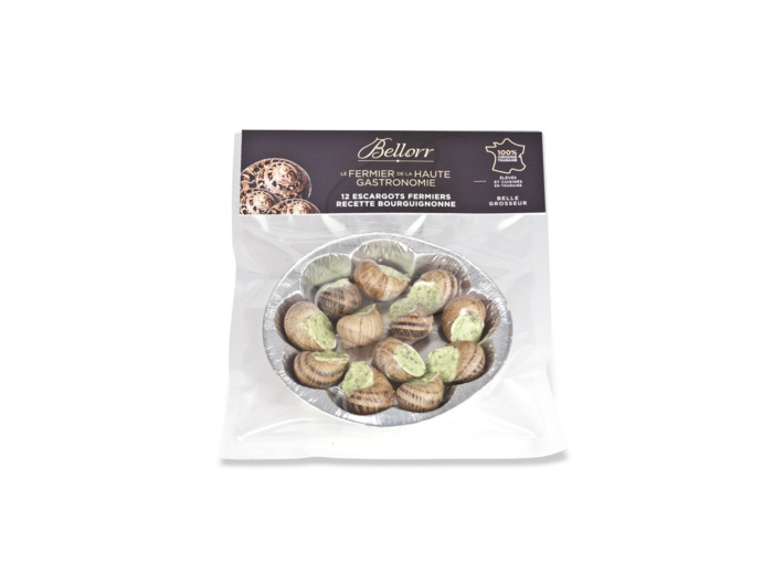 Escargots farcis au beurre d'ail
