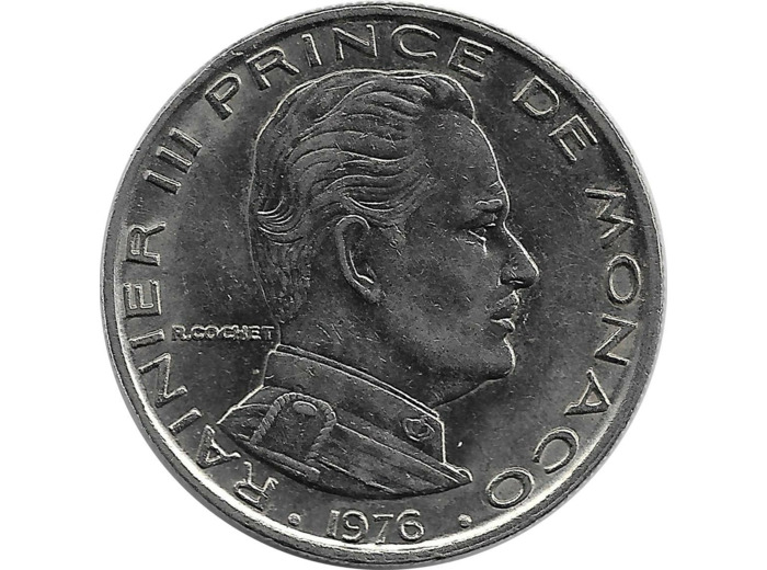 MONACO 1 FRANC 1976 TTB+
