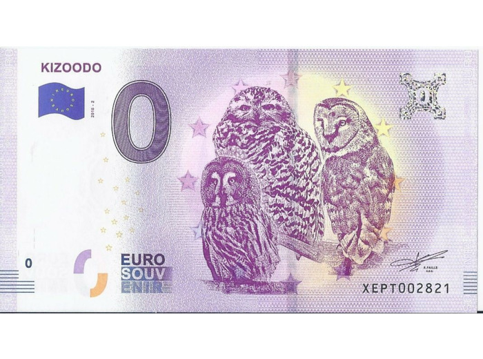 ALLEMAGNE 2018-2 KIZOODO II BILLET SOUVENIR 0 EURO TOURISTIQUE NEUF