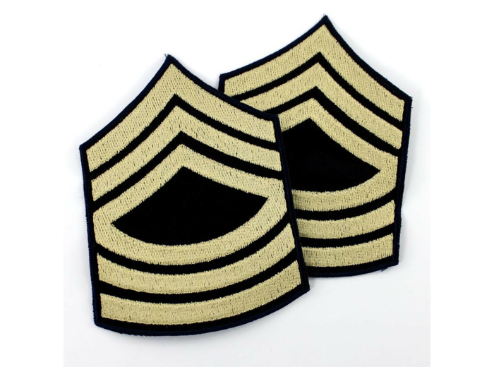 Lot de 2 Grades US Army "Master Sergeant" (reproduction)