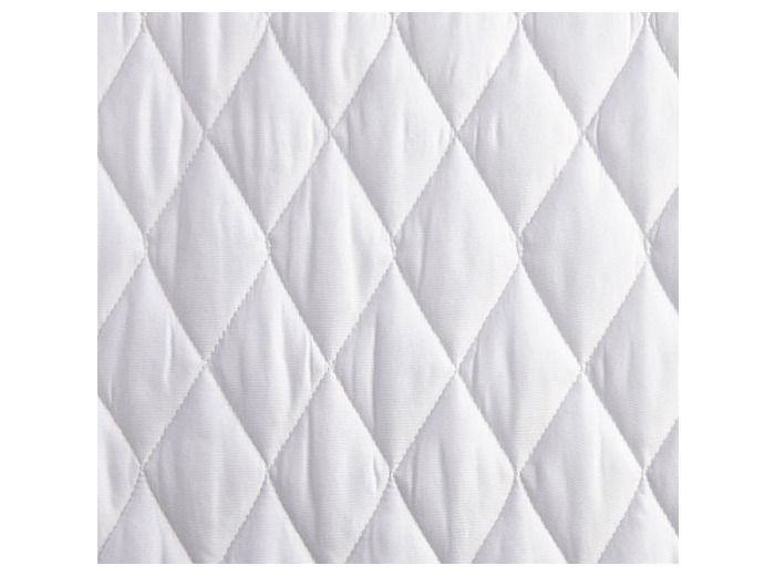 Tissu matelassé Ancotex BLANC pique de coton laize 145cm au mètre