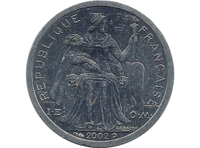 POLYNESIE FRANÇAISE 1 FRANC 2002 SUP N1