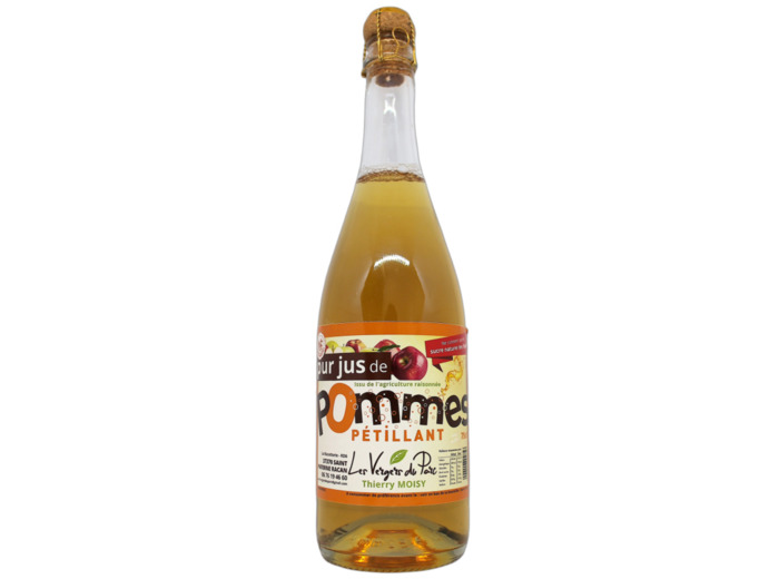 Jus de pommes pétillant