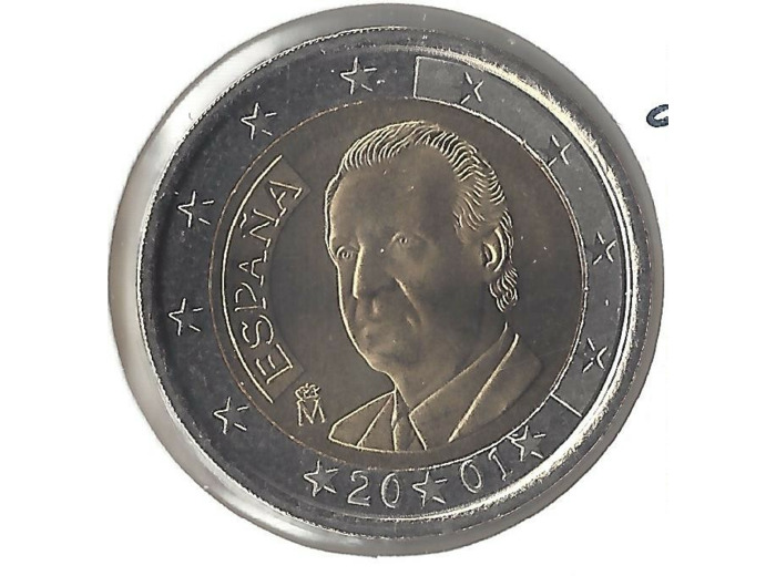 Espagne 2001 2 EURO SUP