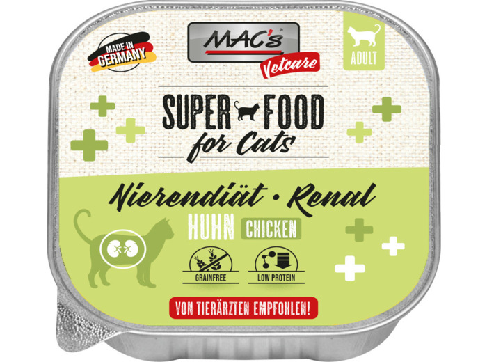 MAC'S Vetcare Renal Poulet pour chat - 100 g