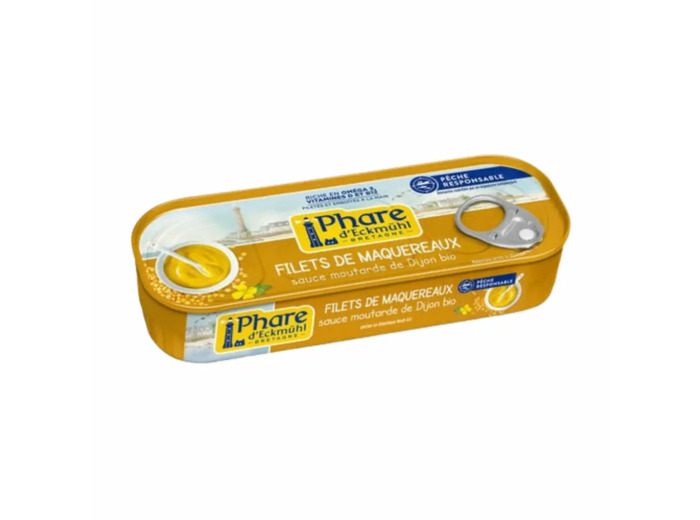 Filets de Maquereaux à la moutarde de dijon Bio-Phare d'Eckmühl