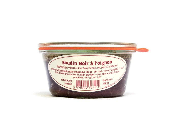 Boudin Noir à l'Oignon 200 g