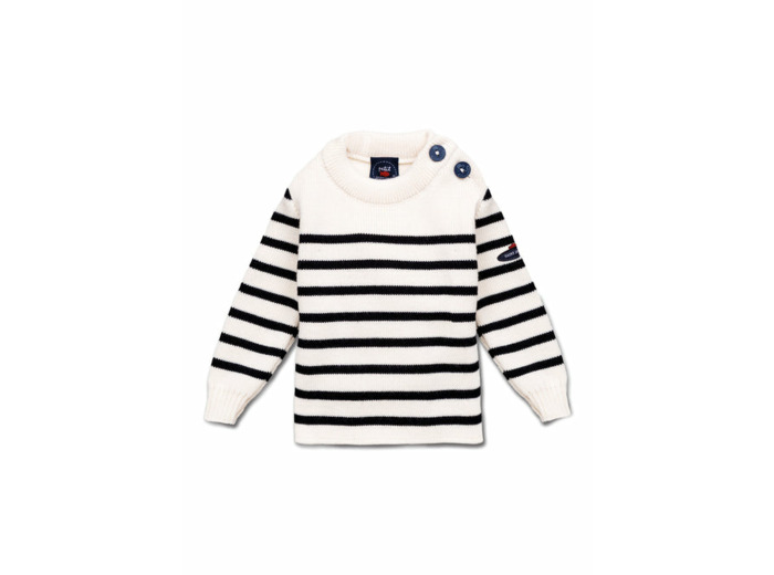Pull marin rayé enfant Moussaillon