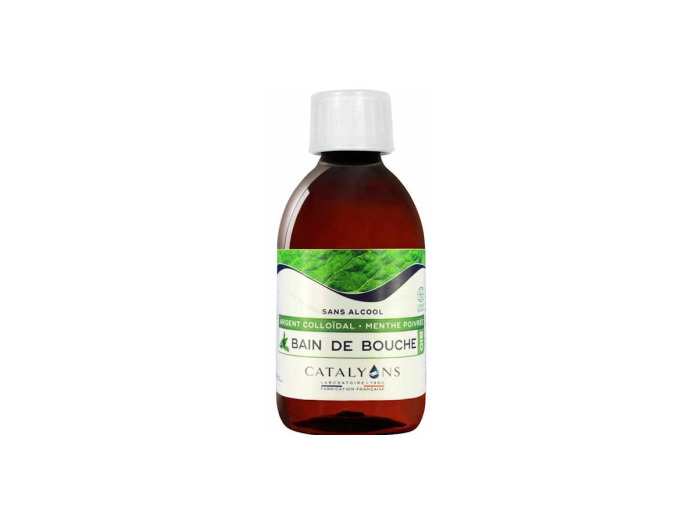 Bain de bouche à l'Argent colloïdal bio 500ml