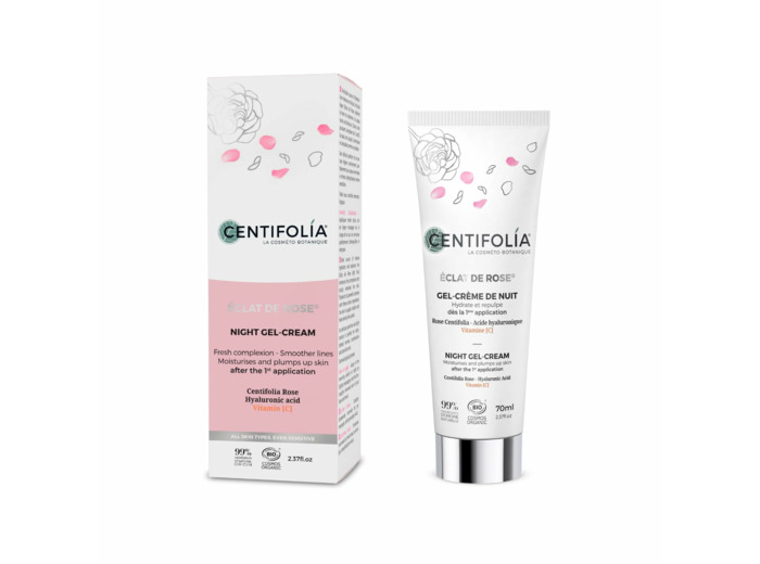 GEL-CREME DE NUIT 70ML Eclat de rose