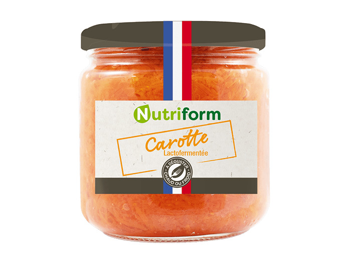 Carotte lactofermentée Bio-380g-Nutriform