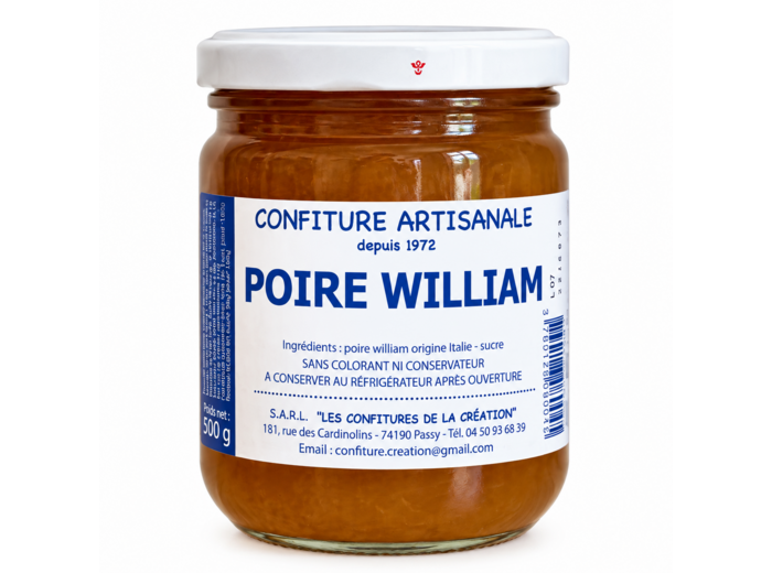 Confiture de Savoie Poire William